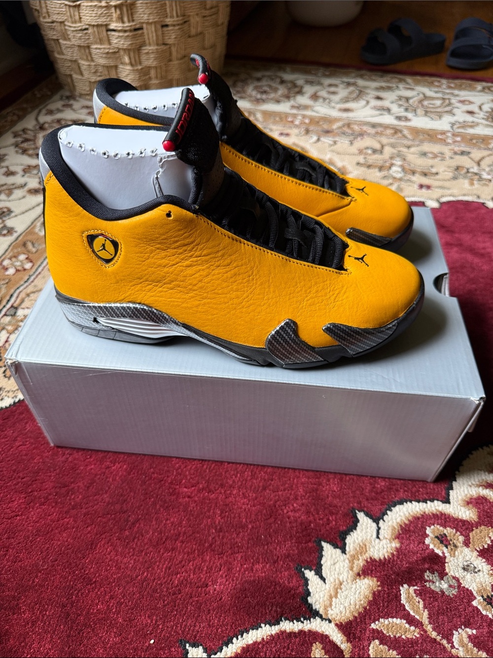 Jordan 14 Retro University Gold Men’s size 8